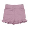 Pantaloni scurti cu volanase din bumbac organic - Mauve - Little Dutch