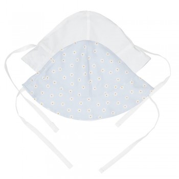 Palarie de soare reversibila cu protectie UV 50 + - Daisies Blue/White - Little Dutch Palarie de soare reversibila cu protectie UV 50 + - Daisies Blue/White - Little Dutch