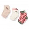 Sosetute din bumbac organic pentru copii - set 3 perechi - Little Dutch