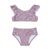 Costum de baie cu doua piese cu protectie UV 50+ - Mauve Blossom - Little Dutch