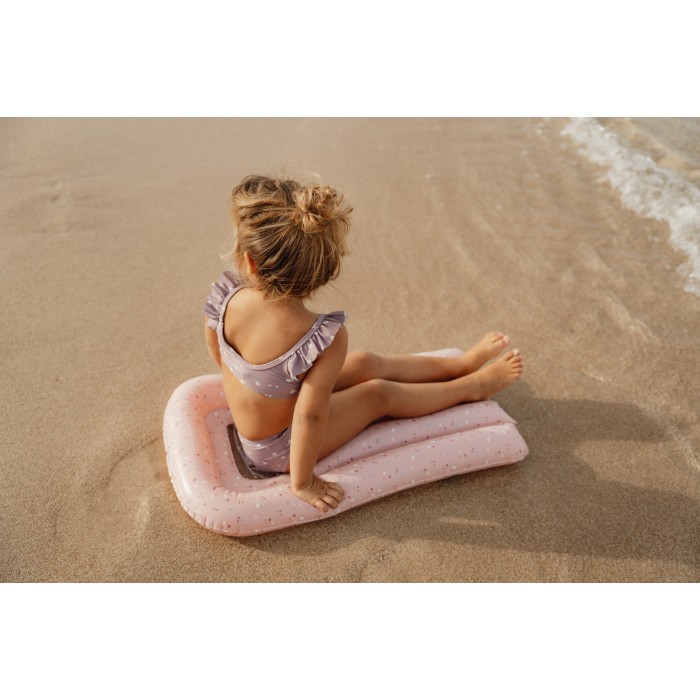 Costum de baie cu doua piese cu protectie UV 50+ - Mauve Blossom - Little Dutch