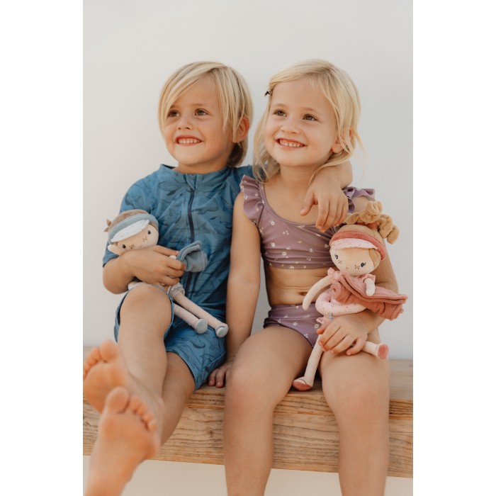 Costum de baie cu doua piese cu protectie UV 50+ - Mauve Blossom - Little Dutch