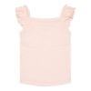 Maiou cu volanase din bumbac organic - Pink - Little Dutch