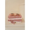 Maiou cu volanase din bumbac organic - Vintage Pink - Little Dutch