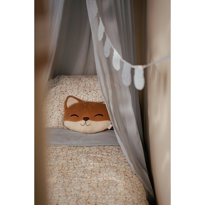 Perna decorativa din tricot de bumbac organic - Fox - Forest Friends - Little Dutch