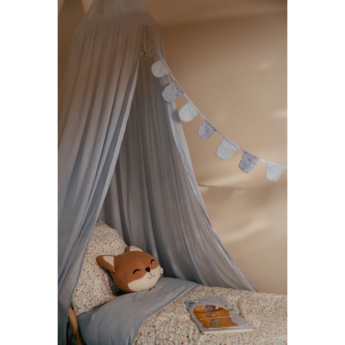 Perna decorativa din tricot de bumbac organic - Fox - Forest Friends - Little Dutch