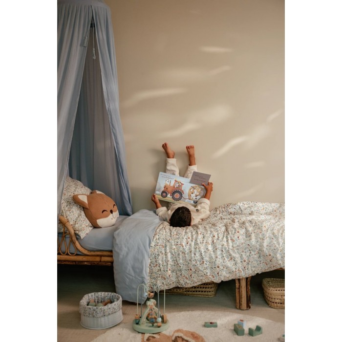 Perna decorativa din tricot de bumbac organic - Fox - Forest Friends - Little Dutch
