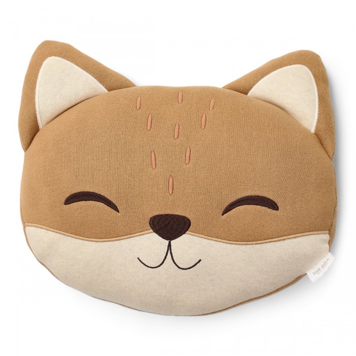 Perna decorativa din tricot de bumbac organic - Fox - Forest Friends - Little Dutch
