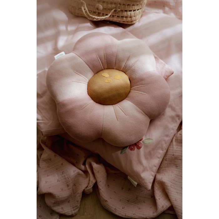 Perna decorativa din tricot de bumbac organic - Flower - Fairy Garden - Little Dutch