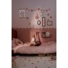 Perna decorativa din tricot de bumbac organic - Flower - Fairy Garden - Little Dutch