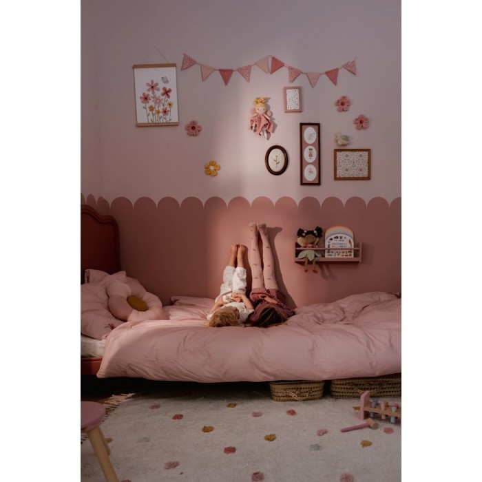 Perna decorativa din tricot de bumbac organic - Flower - Fairy Garden - Little Dutch