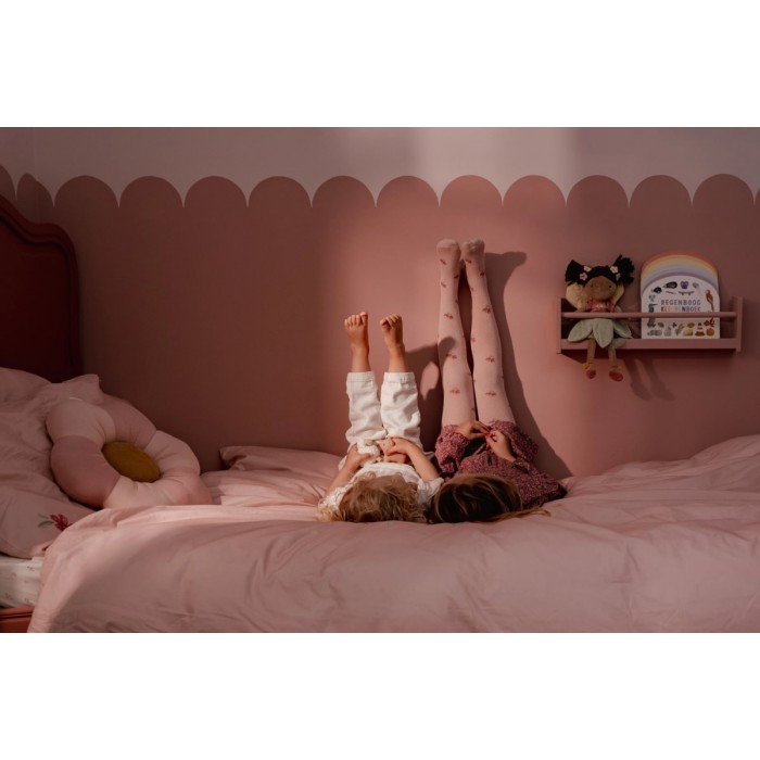 Perna decorativa din tricot de bumbac organic - Flower - Fairy Garden - Little Dutch