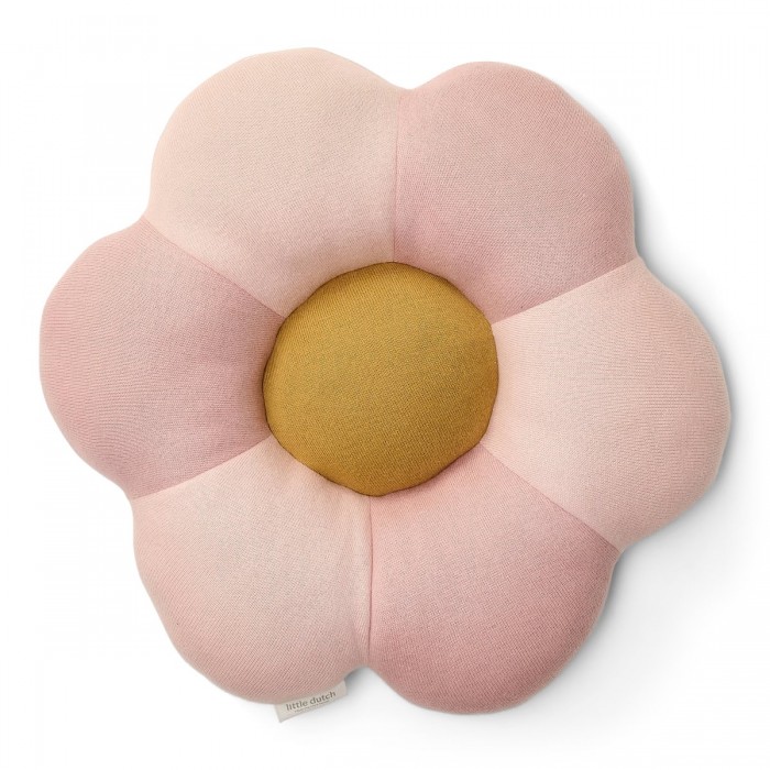 Perna decorativa din tricot de bumbac organic - Flower - Fairy Garden - Little Dutch