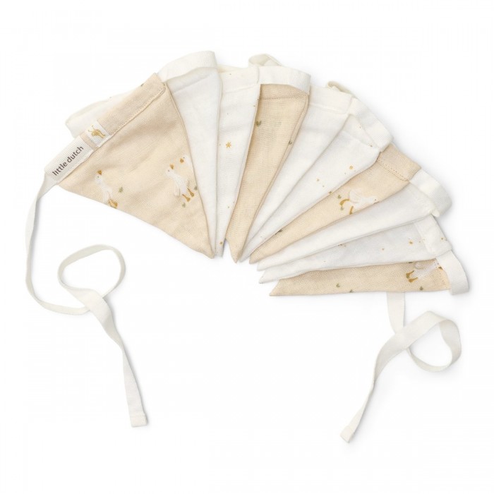 Ghirlanda din bumbac organic pentru camera copilului - 200 cm - Little Goose - Newborn Naturals - Little Dutch Ghirlanda din bumbac organic pentru camera copilului - 200 cm - Little Goose - Newborn Naturals - Little Dutch