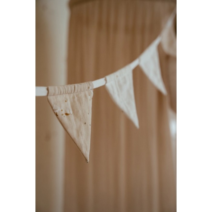 Ghirlanda din bumbac organic pentru camera copilului - 200 cm - Little Goose - Newborn Naturals - Little Dutch Ghirlanda din bumbac organic pentru camera copilului - 200 cm - Little Goose - Newborn Naturals - Little Dutch