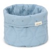 Cos de depozitare rotund matlasat pentru comoda de infasat - 20 x 15 - Pure Denime Blue - Little Dutch Cos de depozitare rotund matlasat pentru comoda de infasat - 20 x 15 - Pure Denime Blue - Little Dutch