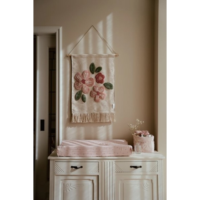 Cos de depozitare rotund matlasat pentru comoda de infasat - 20 x 15 - Pure Blossom - Little Dutch Cos de depozitare rotund matlasat pentru comoda de infasat - 20 x 15 - Pure Blossom - Little Dutch