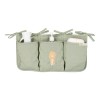 Organizator din bumbac organic pentru patut - Safari Leo - Little Dutch