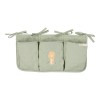Organizator din bumbac organic pentru patut - Safari Leo - Little Dutch