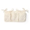 Organizator din bumbac organic pentru patut - Pure White - Little Dutch Organizator din bumbac organic pentru patut - Pure White - Little Dutch