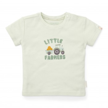 Tricou din bumbac organic - Farm Green - Little Dutch Tricou din bumbac organic - Farm Green - Little Dutch