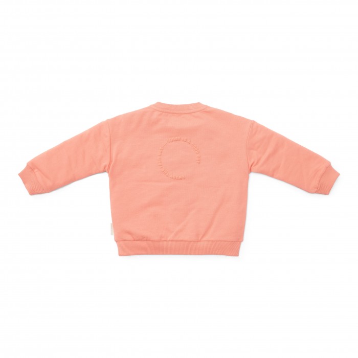 Bluza cu maneca lunga din bumbac organic- Little Farmer Red - Little Dutch
