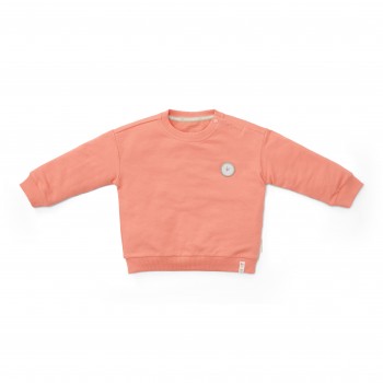 Bluza cu maneca lunga din bumbac organic- Little Farmer Red - Little Dutch