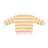 Bluza cu maneca lunga din bumbac organic- Sunny Yellow Stripes - Little Dutch