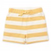 Pantaloni scurti din bumbac organic - Sunny Yellow Stripes - Little Dutch