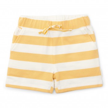 Pantaloni scurti din bumbac organic - Sunny Yellow Stripes - Little Dutch Pantaloni scurti din bumbac organic - Sunny Yellow Stripes - Little Dutch