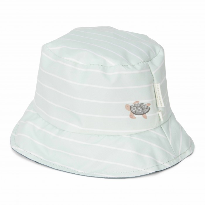 Palarie reversibila cu protectie UV 50+ - Fresh Greens / Turtle Island - Little Dutch