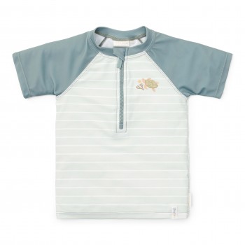 Tricou cu protectie UV 50+ - Fresh Green - Little Dutch