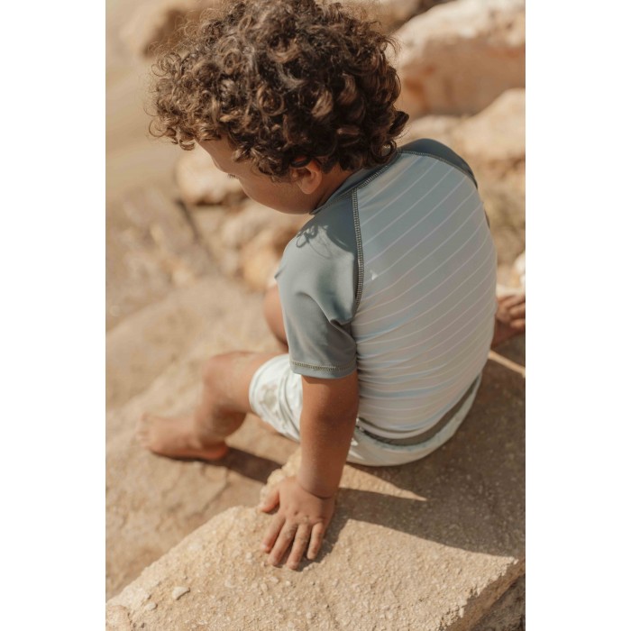Tricou cu protectie UV 50+ - Fresh Green - Little Dutch