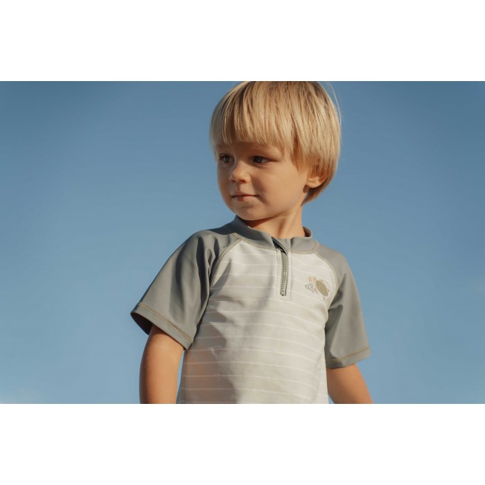 Tricou cu protectie UV 50+ - Fresh Green - Little Dutch