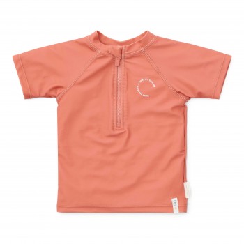 Tricou cu protectie UV 50+ - Coral - Little Dutch