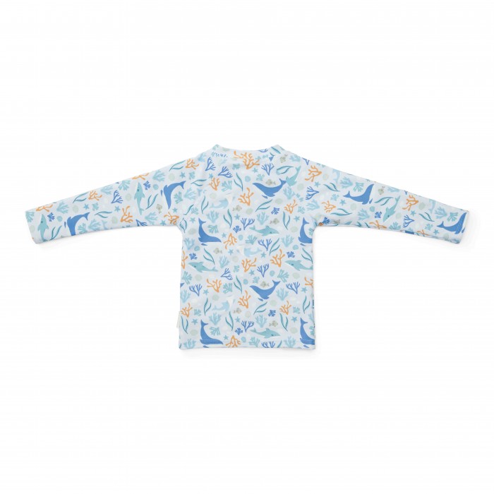 Bluza cu maneca lunga cu protectie UV 50+ - Ocean Dreams Blue - Little Dutch