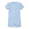 Costum de baie intreg cu protectie UV 50+ - Daisies Blue - Little Dutch