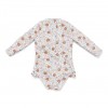 Costum de baie cu maneca lunga cu protectie UV 50+ - Vintage Little Flowers - Little Dutch