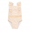 Costum de baie intreg fara maneci cu protectie UV 50+ - Sunshine Checks - Little Dutch