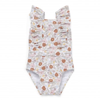 Costum de baie cu protectie UV 50+ - Vintage Little Flowers - Little Dutch Costum de baie cu protectie UV 50+ - Vintage Little Flowers - Little Dutch