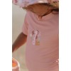 Tricou cu protectie UV 50+ - Seahorse Pink - Little Dutch