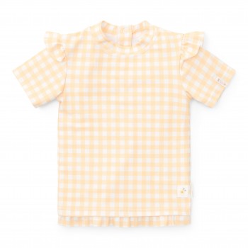 Tricou cu protectie UV 50+ - Sunshine Checks - Little Dutch
