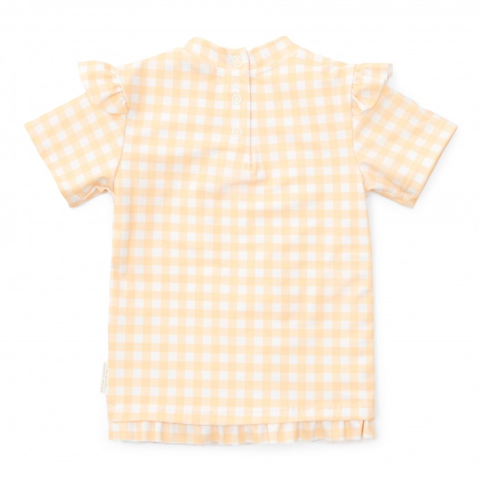 Tricou cu protectie UV 50+ - Sunshine Checks - Little Dutch