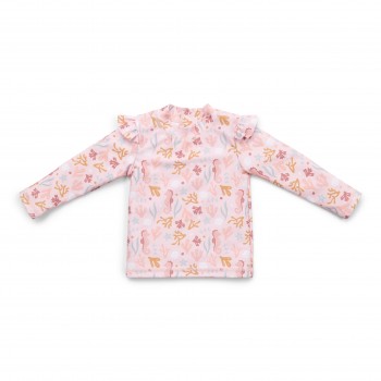 Bluza cu maneca lunga cu protectie UV 50+ - Ocean Dreams Pink - Little Dutch Bluza cu maneca lunga cu protectie UV 50+ - Ocean Dreams Pink - Little Dutch