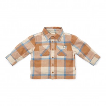 Camasa cu maneca lunga - Ice blue check -  Little Farm - Little Dutch Camasa cu maneca lunga - Ice blue check -  Little Farm - Little Dutch