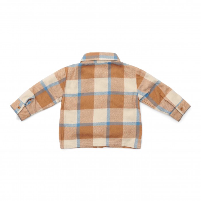 Camasa cu maneca lunga - Ice blue check -  Little Farm - Little Dutch
