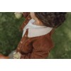 Jacheta reversibila din bumbac organic - Brown / Sand - Little Farm - Little Dutch