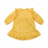 Rochita cu maneca lunga - Warm Yellow Blooming Flowe - Little Farm - Little Dutch