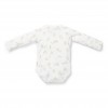Body kimono cu maneca lunga  din bumbac organic - Baby Bunny - Little Dutch