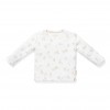 Bluza cu maneca lunga din bumbac organic - Baby Bunny - Little Dutch